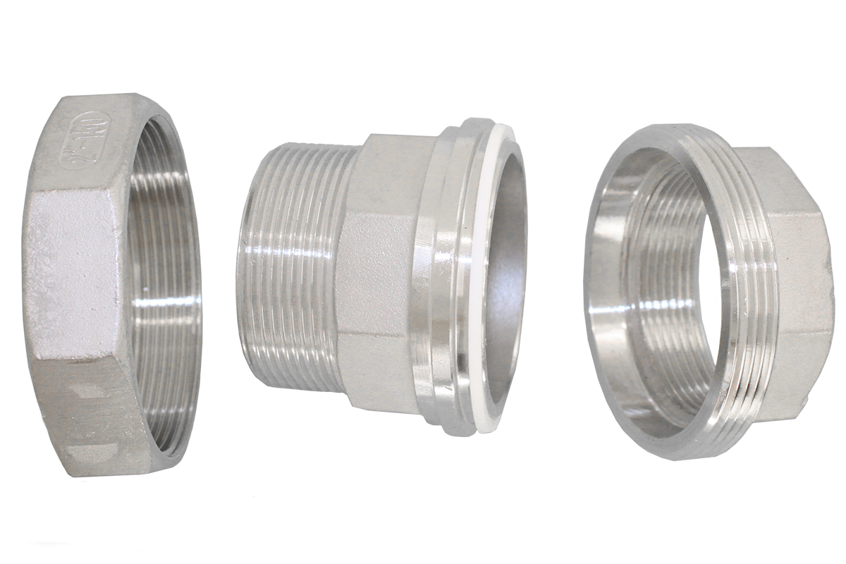 Американка нр вр, 2" (DN50), AISI304 (CF8), PN63, NK-ADM50 4 — Запорная ...