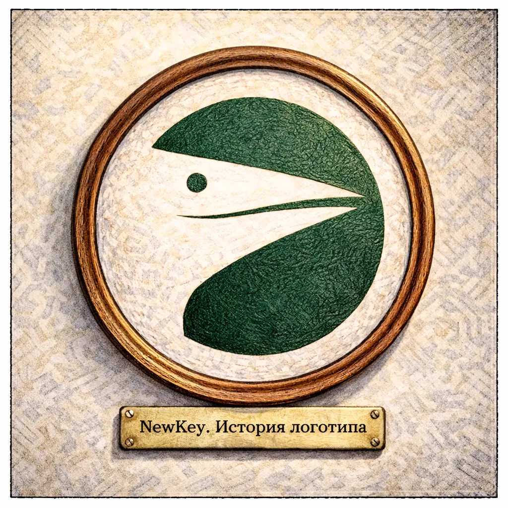 Слайд История логотипа компании «НьюКей» 1