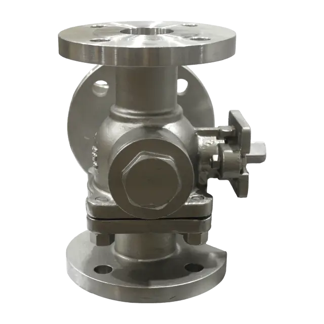 Слайд NewKey запускает серийное производство трехходовых фланцевых кранов 4