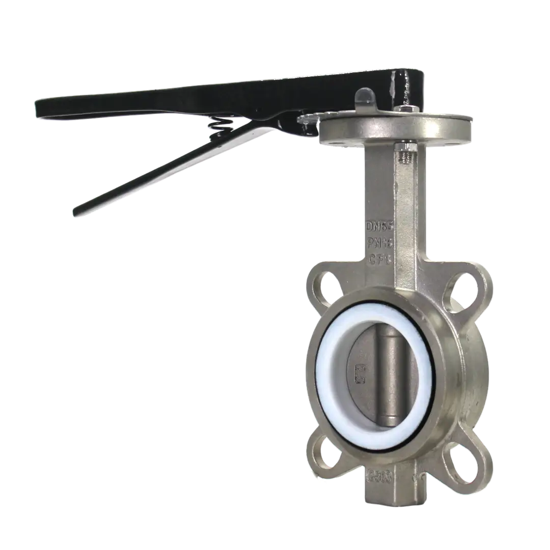 Слайд Новое поступление на складе NEWKEY: дисковые затворы из стали CF8 с уплотнением PTFE 3