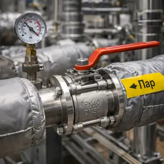 Шаровый кран для пара: какие материалы и конструкции реально работают