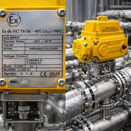 Шаровый кран с приводом во взрывоопасной зоне: как выбирать исполнение и маркировку
