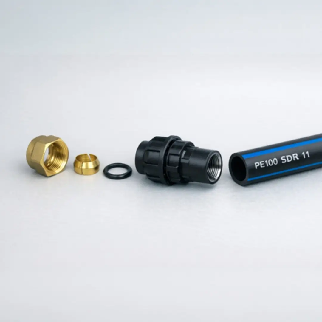 Компрессионный фитинг для пластиковых труб: где он надёжен, а где нет