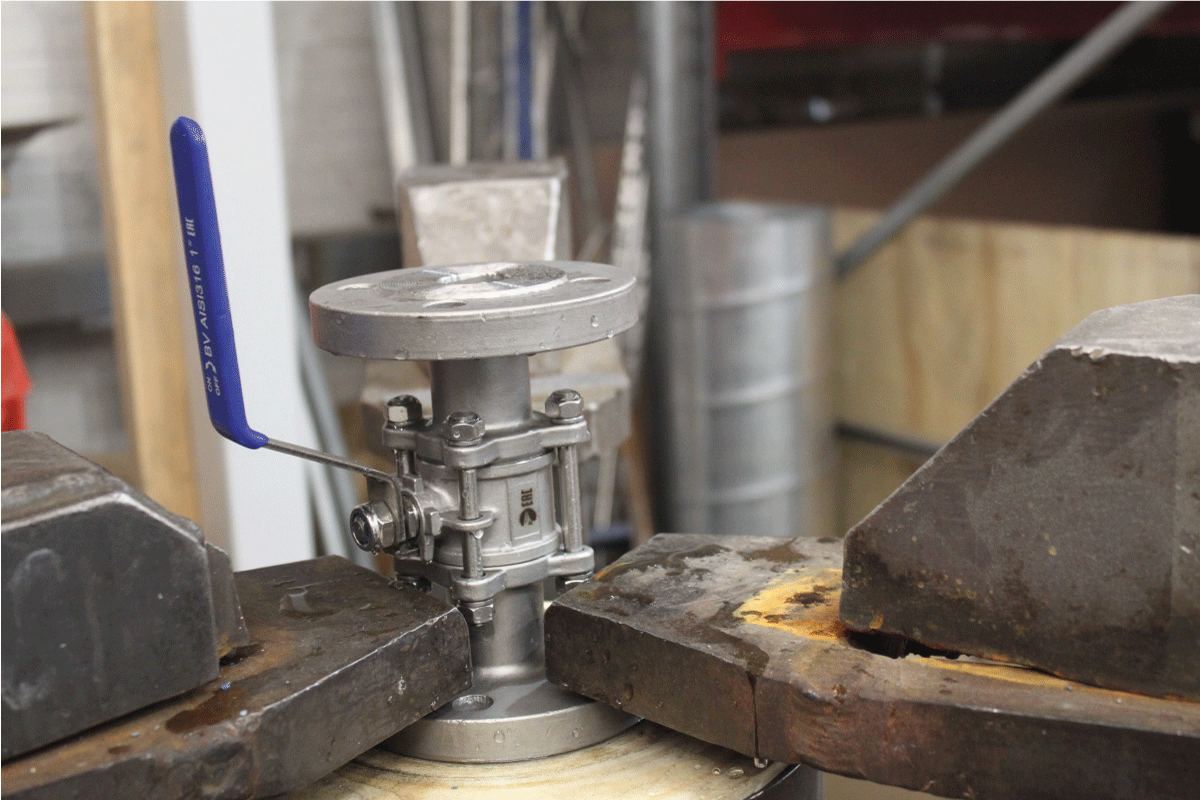 Тестирование крана в NewKey Тестирование крана