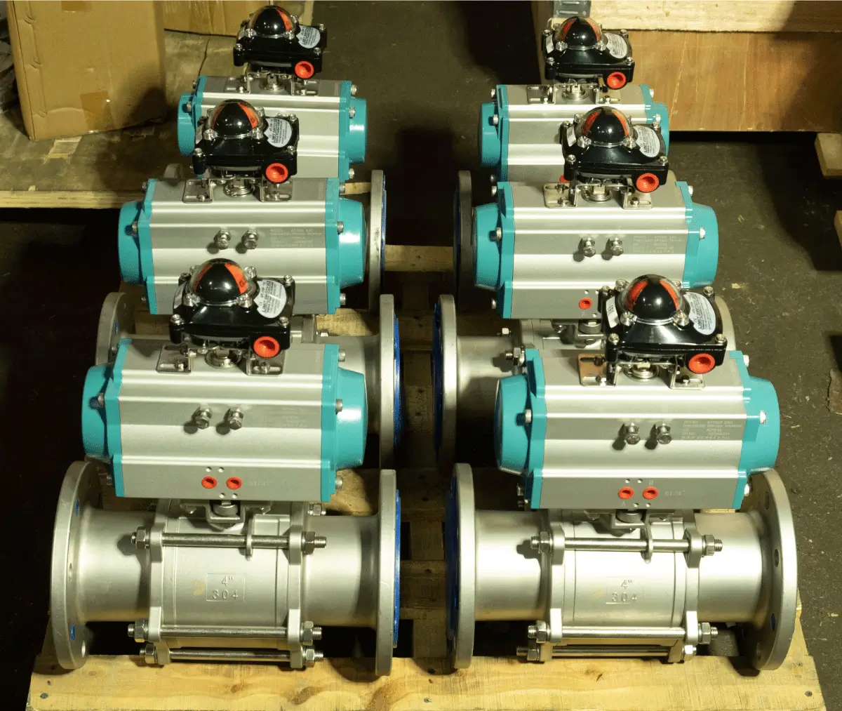 Шаровые краны NewKey с приводами Фланцевые шаровые краны NewKey с приводами