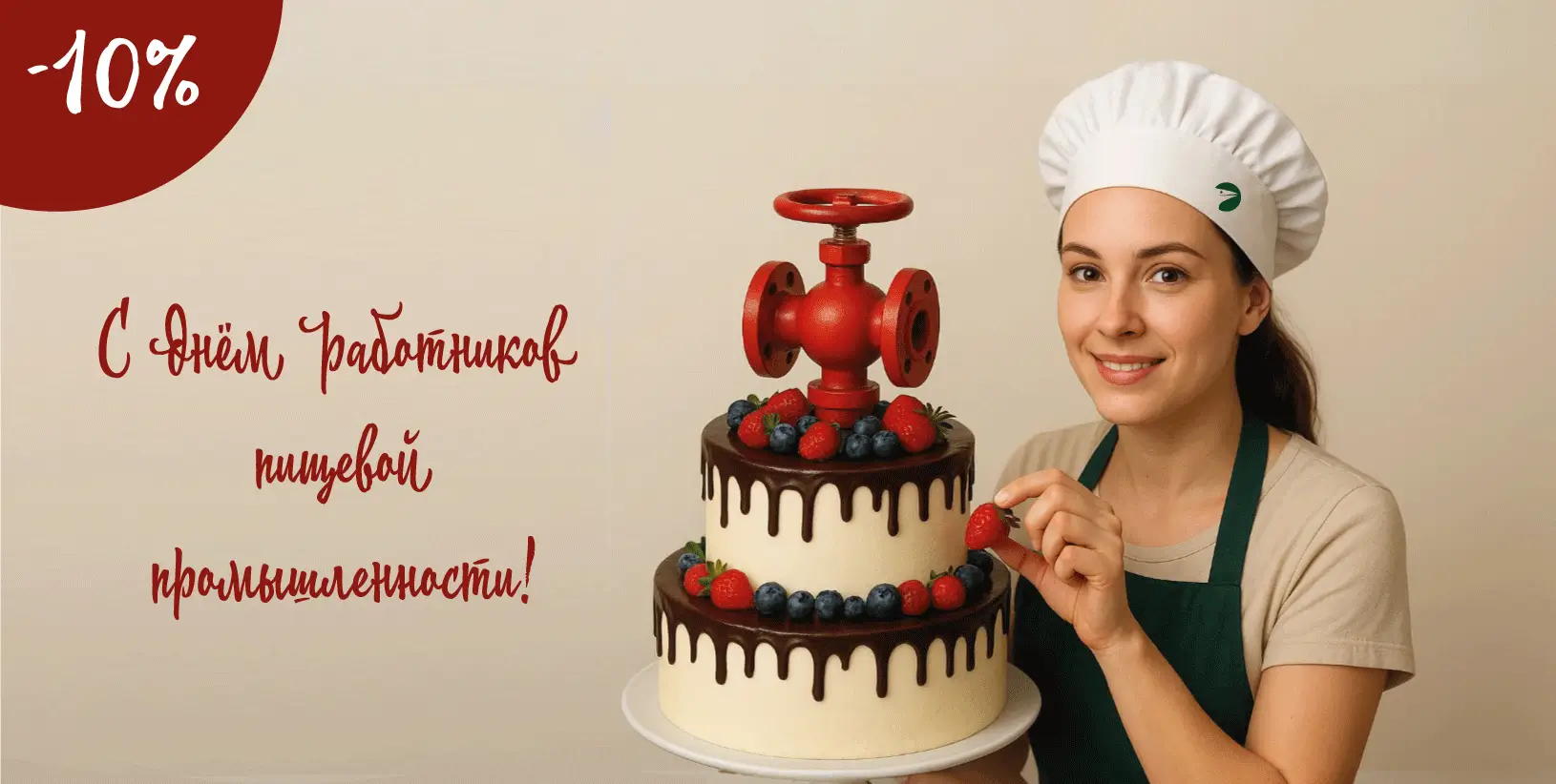 Скидка на арматуру для пищевки Скидка на запорную арматуру для пищевки