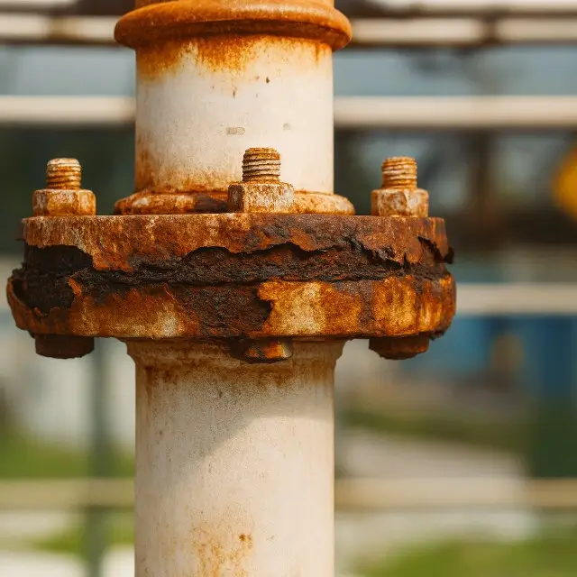 Гальваническая коррозия на стыке разных материалов