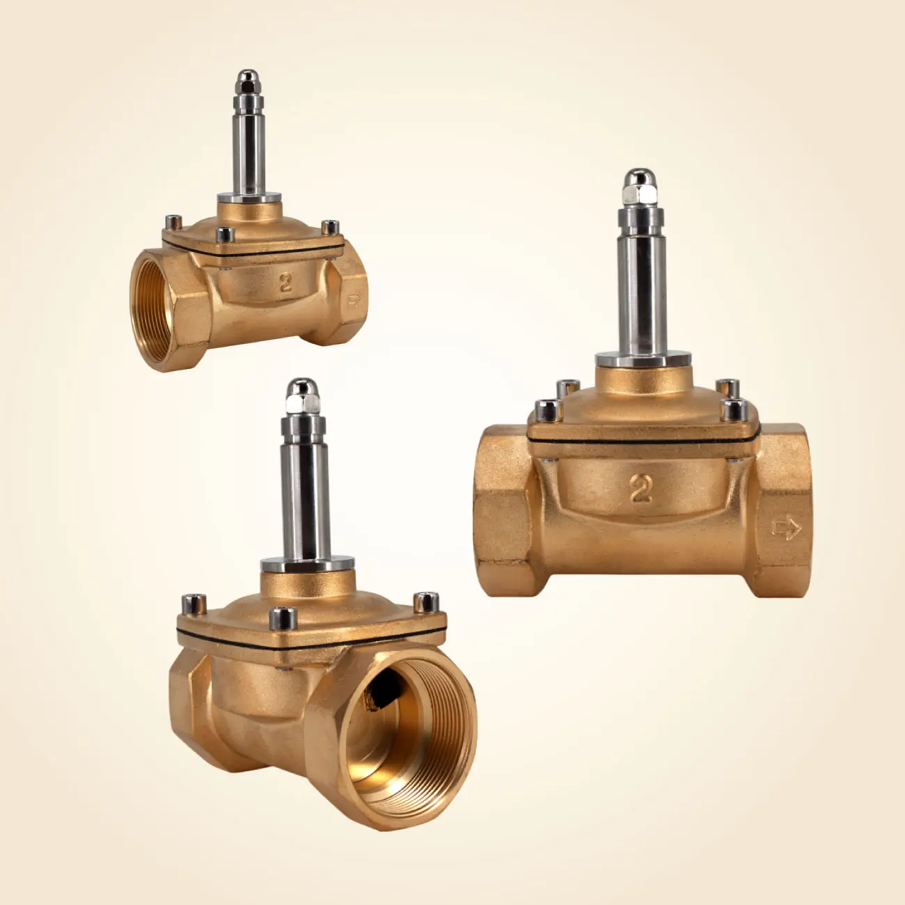 Электромагнитный клапан. латунь