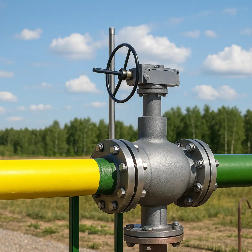 Шаровый кран с приводом