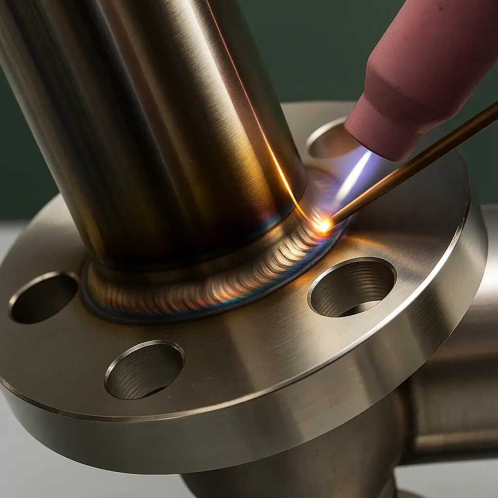 Приварка фланца