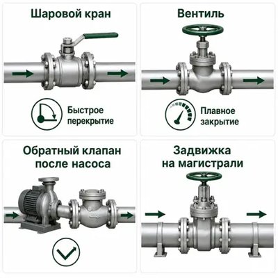 <h2>Где это встречается в трубопроводной арматуре<...