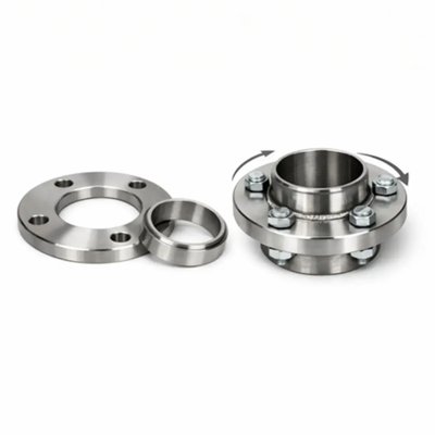 <p>Свободный фланец на приварном кольце часто выби...