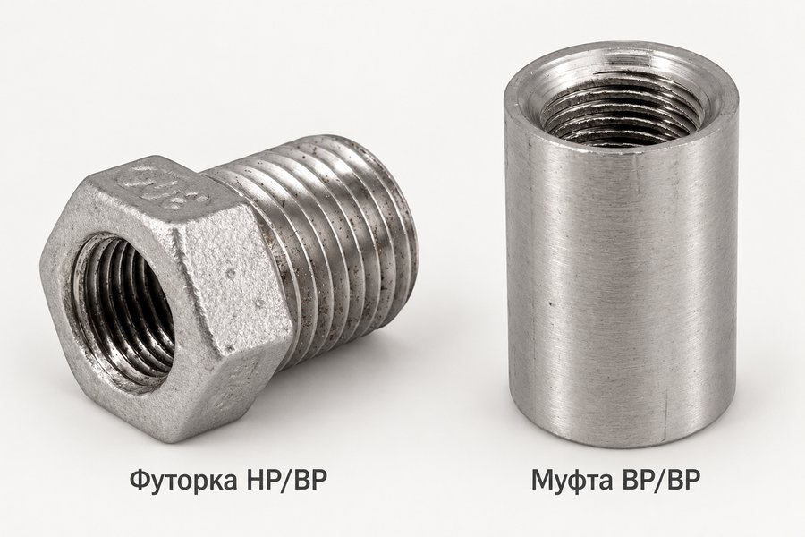 <h2>Три примера выбора фитинга</h2>

<h3>В кране...