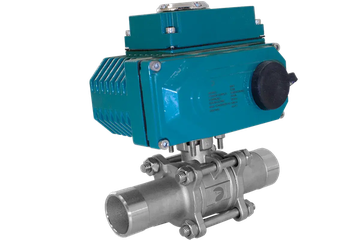 Краны приварные с электроприводом DC24V