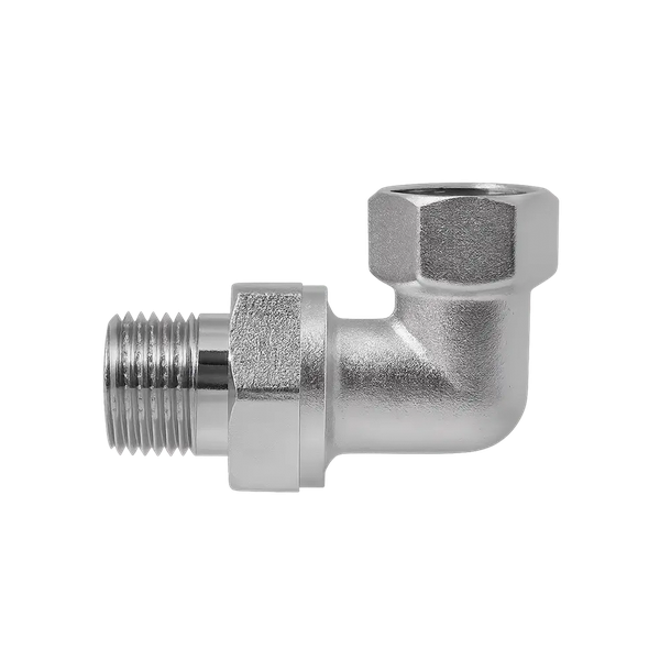 Американка угловая нр/вр нержавеющая, AISI304 DN50 (2"), (CF8), PTFE, PN16