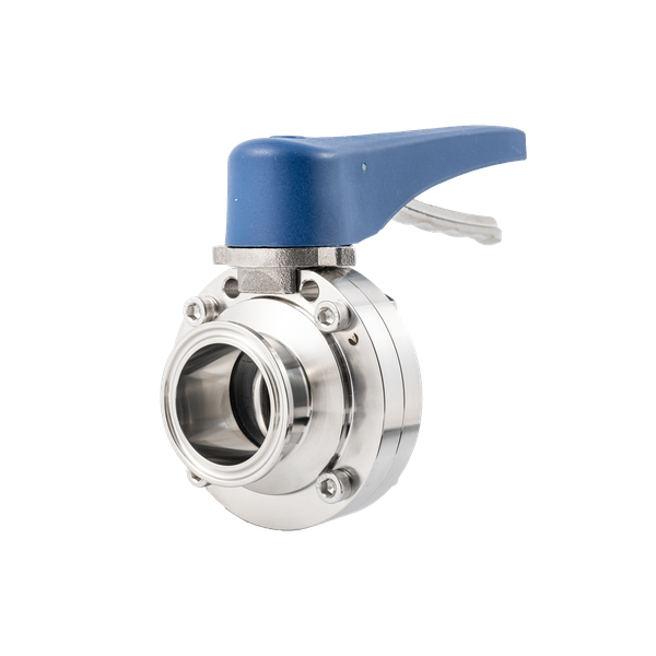 Затвор дисковый Clamp DIN нержавеющий, Силикон, AISI304 DN80 (3"), (CF8), PN8