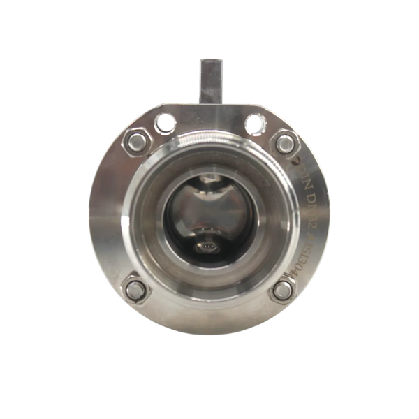 Затвор дисковый резьбовой/сварной, Силикон, нержавеющий, AISI304 DN80 (3"), (CF8), PN8