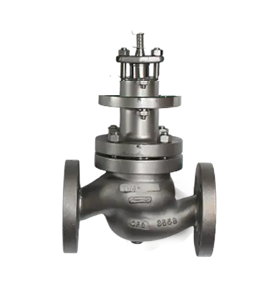 Клапан регулирующий двухходовой фланцевый под привод, AISI304 DN32 PN25 KVS 16