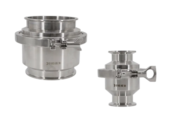 Обратный клапан Clamp DIN32676 нержавеющий, AISI304 DN20, (CF8), PN8