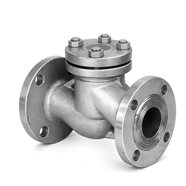 Обратный клапан фланцевый подъемный, AISI304 DN25 (1") (CF8) PN40