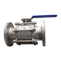 kran-sharovyi-flantsevyi-pod-privod-nerzhaveiushchii-3pc-aisi316-dn-150-6-cf8m-pn16