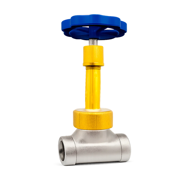 Криогенный запорный клапан c коротким штоком AISI 304 (CF8), DN15, PN40