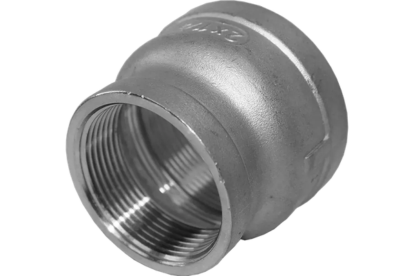 Муфта переходная нержавеющая, AISI304 DN15 х DN10 (1/2" х 3/8"), (CF8), PN16