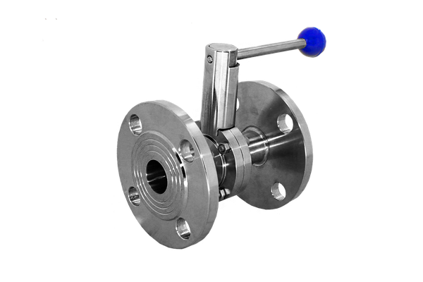 Затвор дисковый фланцевый нержавеющий, Силикон, AISI304 DN15 (1/2"), (CF8), PN8