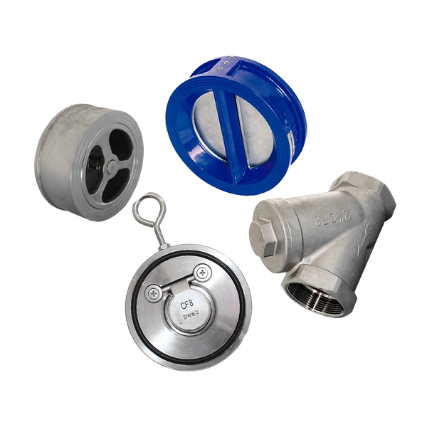 Обратный клапан муфтовый прямой нержавеющий, AISI 304 DN15 (1\2"), (CF8), PN40