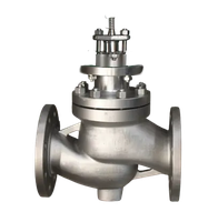 Клапан регулирующий двухходовой фланцевый под привод, AISI304 DN100 PN25 KVS 160