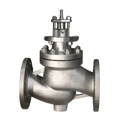 Клапан регулирующий двухходовой фланцевый под привод, AISI304 DN100 PN25 KVS 160