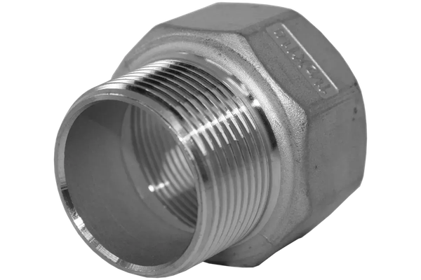 Футорка обратная нержавеющая, AISI304 DN65 x DN50 (2_1/2" x 2"), (CF8), PN16