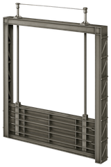 Щитовой затвор рамный двухшпиндельный