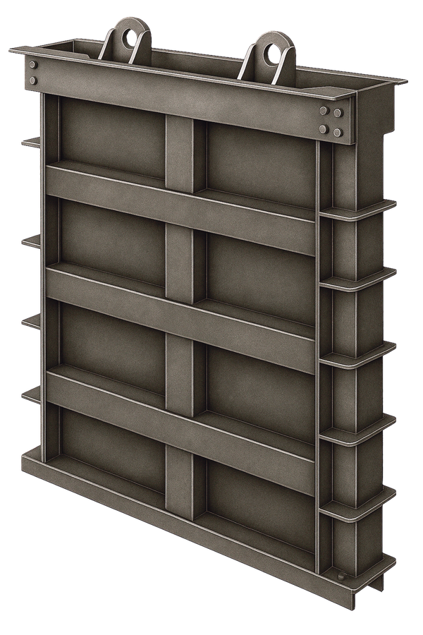 Щитовой затвор шандорный 200/400/2