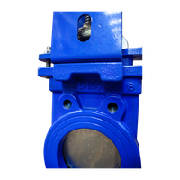 Задвижка чугунная шиберная двусторонняя, EPDM, PN10, DN 100