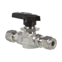 Кран шаровый обжимной серия 102, ( об.вр.3мм x об.вр.3мм ), PEEK, 414PN