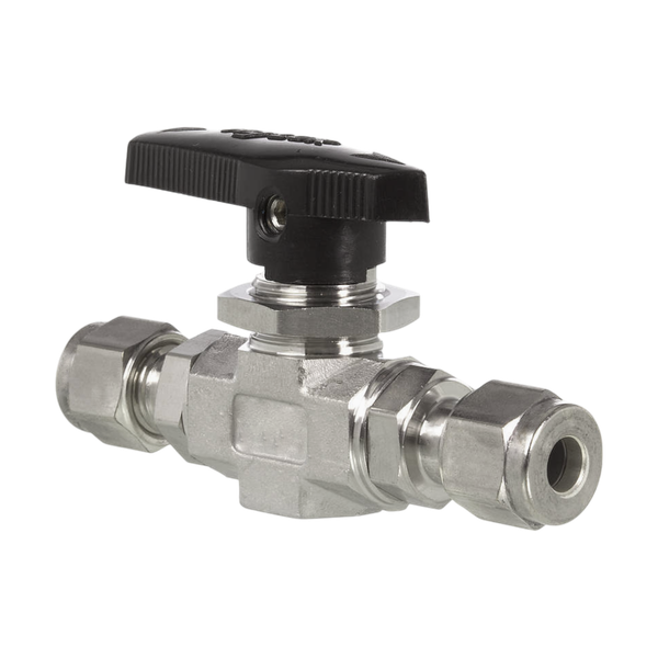 Кран шаровый обжимной серия 102, ( об.вр.10мм x об.вр.10мм ), PTFE, 414PN