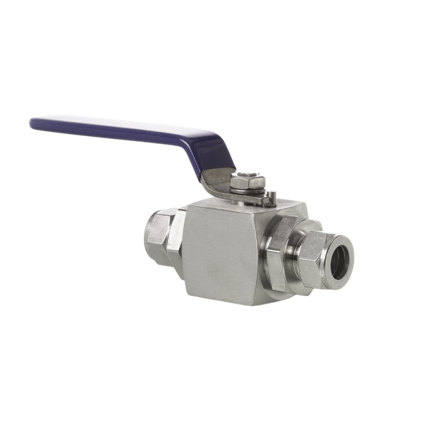 Кран шаровый обжимной серия 105, ( вр.NPT 3/8" x вр.NPT 3/8" ), PEEK, 690PN