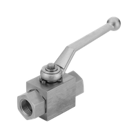 Кран шаровый муфтовый серия 115, ( вр.NPT 3/4" x вр.NPT 3/4" ), POM, 315PN