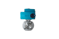 Кран шаровый межфланцевый, AISI304 DN15 (1/2"), с электроприводом AC 24V (C-03)
