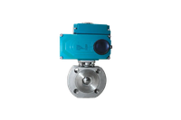 Кран шаровый межфланцевый, AISI304 DN20 (3/4"), с электроприводом AC 24V (C-03)