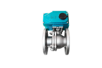 Кран шаровый фланцевый (2PC), AISI304 DN32 (1_1/4"), с электроприводом AC 220V (С-05)