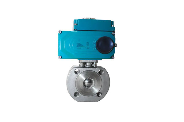 Кран шаровый межфланцевый, AISI304 DN32 (1_1/4"), с электроприводом AC 24V (С-05)