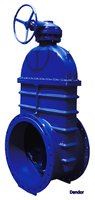 Задвижка клиновая фланцевая чугунная с обрезиненным клином 47GV Dendor, DN700, PN16