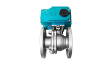 Кран шаровый фланцевый (2PC), AISI304 DN65 (2_1/2"), с электроприводом AC 220V (С-10)