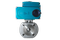Кран шаровый межфланцевый, AISI304 DN80 (3"), с электроприводом AC 220V (С-10)
