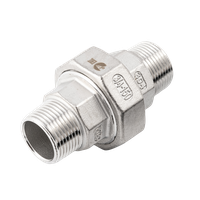 Американка нр/нр нержавеющая, AISI304 DN20 (3/4"), (CF8), PTFE, PN16