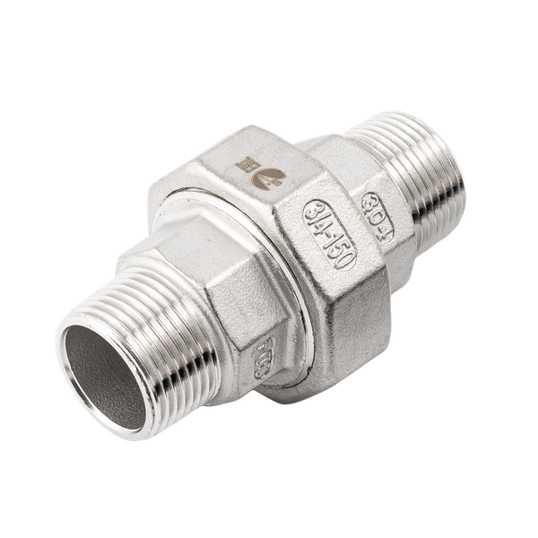 Американка нр/нр нержавеющая, AISI304 DN20 (3/4"), (CF8), PTFE, PN16