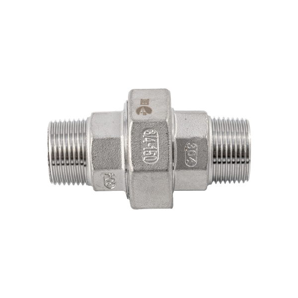 Американка нр/нр нержавеющая, AISI304 DN20 (3/4"), (CF8), PTFE, PN16
