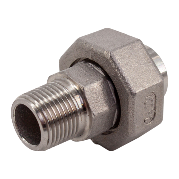 Американка c/нр нержавеющая, AISI304 DN10 (3/8"), (CF8), PTFE, PN16